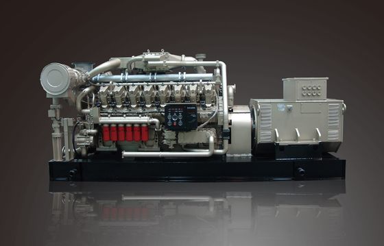 Jichai 1000kw générateur de gaz 1200GF-T moteur modèle H16V190zdt à la broche de piston 16V190