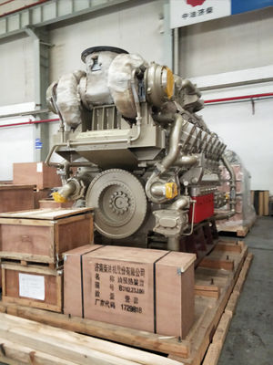 Type de sortie en courant continu 1000kw Jichai H16V190 Générateur de gaz naturel