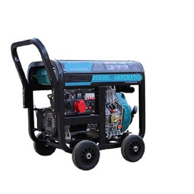 Générateur portable diesel de type remorque de 10 kW avec conception silencieuse et large application