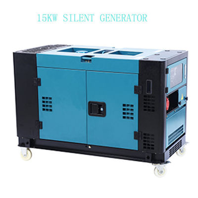 Générateur diesel silencieux de petite taille de 12 kW/13 kW/15 kW/20 kW pour la maison à tension nominale 220V/220V 380V