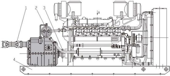 Type de régulateur de vitesse Boîte de vitesses arrière à couple hydraulique Yotfj750/875 1700 1300 2100