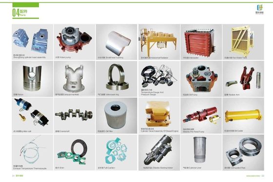 12V190 Certification ISO9001 Parties de moteur diesel de Jinan 21.00 Assemblage de refroidisseur à huile