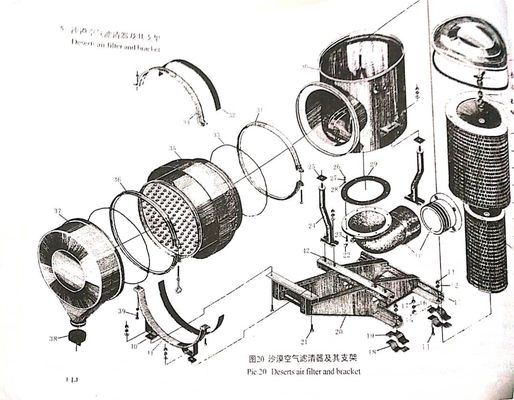 12V190 Certification ISO9001 Parties de moteur diesel de Jinan 21.00 Assemblage de refroidisseur à huile