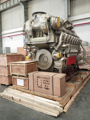 Tête de bouteille en aluminium pour générateur de gaz naturel de 1000 kW Parties 601t. 03.00 H16V190zdt2