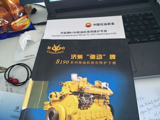 Parties de générateur à gaz naturel de 1000 kW Jichai Jinan pour la certification CE de la source de gaz