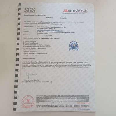 Blade de certification ISO9001 pour les petites pièces de moteur Jichai et Chidong