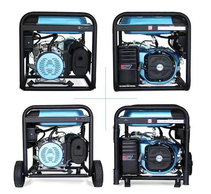 Générateur d'essence domestique à double cylindre de 5-10 kW avec fiabilité de démarrage électrique