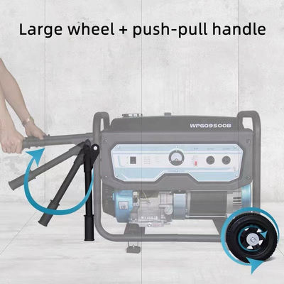 Générateur d'essence domestique à double cylindre de 5-10 kW avec fiabilité de démarrage électrique