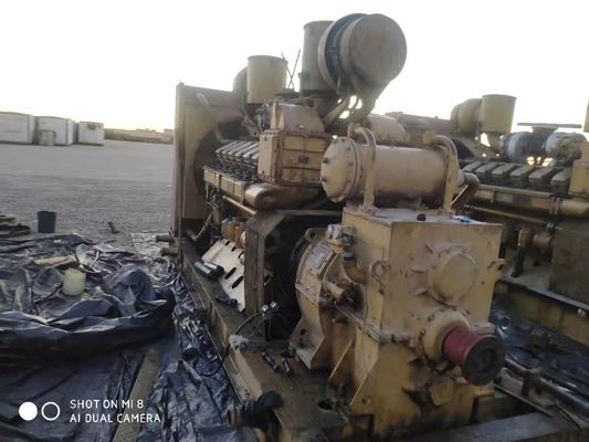 G12V190pzl Moteur de forage à 12 cylindres refroidi à l'eau utilisé dans un champ pétrolier en Arabie saoudite