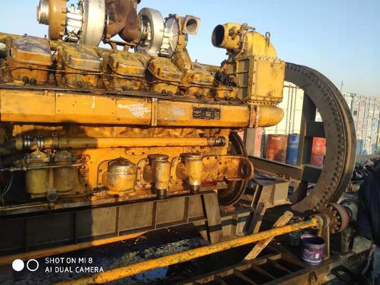G12V190pzl Moteur de forage à 12 cylindres refroidi à l'eau utilisé dans un champ pétrolier en Arabie saoudite