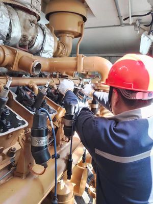 12V175ZL mouvement de piston rotatif générateur de machine de forage de pétrole électrique 1200KW-1400KW