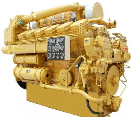 Moteurs marins 6 cylindres Jinan 6190 avec structure en ligne et certification SGS