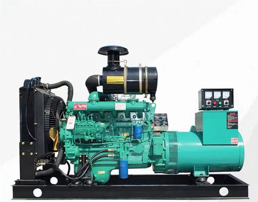 Générateur diesel silencieux de 75 kW, méthode d'installation fixe avec sortie en trois phases CA