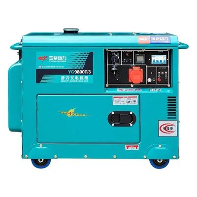 Générateur diesel silencieux pour ménage de 5/6/8/10kw avec sortie AC à trois phases