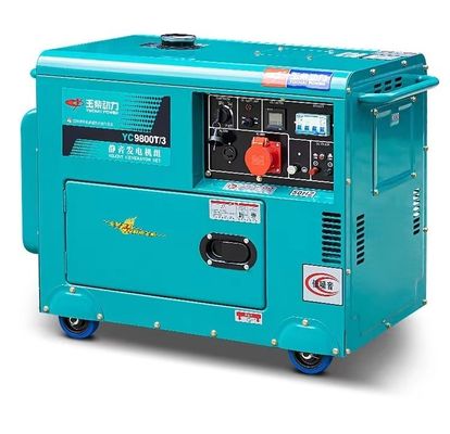 Générateur diesel silencieux pour ménage de 5/6/8/10kw avec sortie AC à trois phases