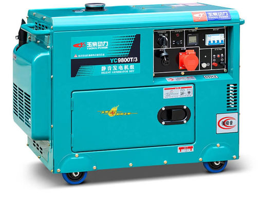 Générateur diesel silencieux pour ménage de 5/6/8/10kw avec sortie AC à trois phases
