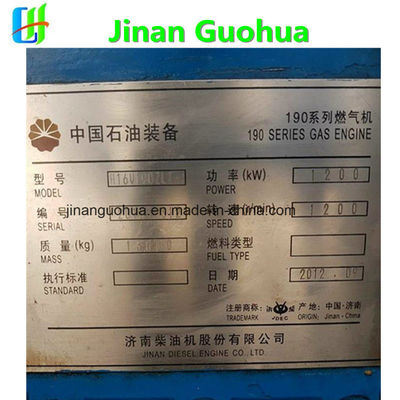 13700KG Capacité H16V190 Jinan Jichai Parties de générateur de Jgas avec certification CE