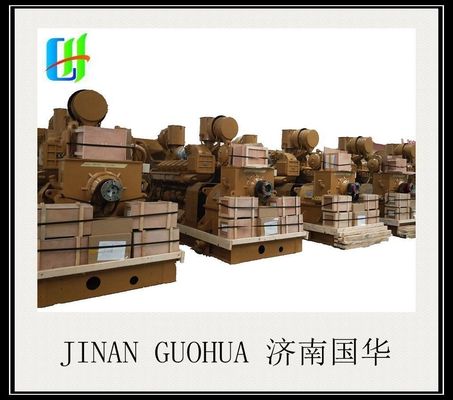 Taille du paquet 512.00cm * 204.00cm * 280.00cm Jichai 500kw G12V190zldt-2 Générateur de gaz naturel