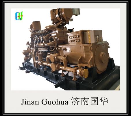 Taille du paquet 512.00cm * 204.00cm * 280.00cm Jichai 500kw G12V190zldt-2 Générateur de gaz naturel