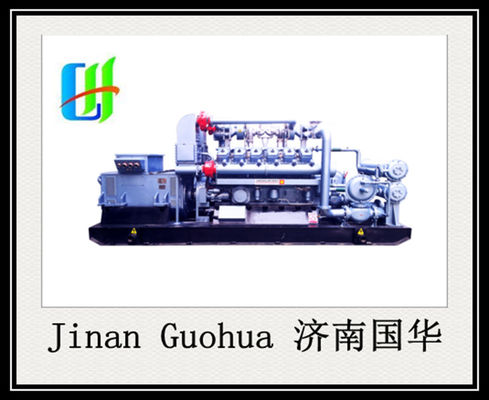Générateur de gaz de biogaz de 500 kW avec pièces de moteur standard 500GF1-PT T12V190zl-2 Shengdong