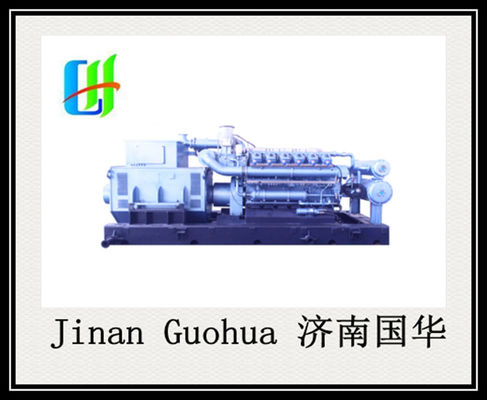 Générateur de gaz de biogaz de 500 kW avec pièces de moteur standard 500GF1-PT T12V190zl-2 Shengdong