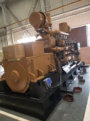 Station électrique de 1 MW équipée d'un générateur de gaz 12V190 et option de demande personnalisée