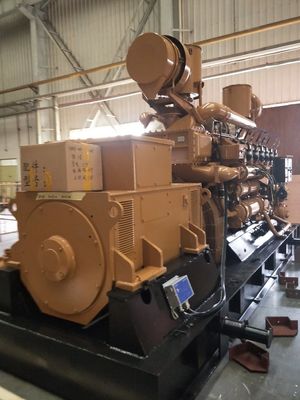 Station électrique de 1 MW équipée d'un générateur de gaz 12V190 et option de demande personnalisée