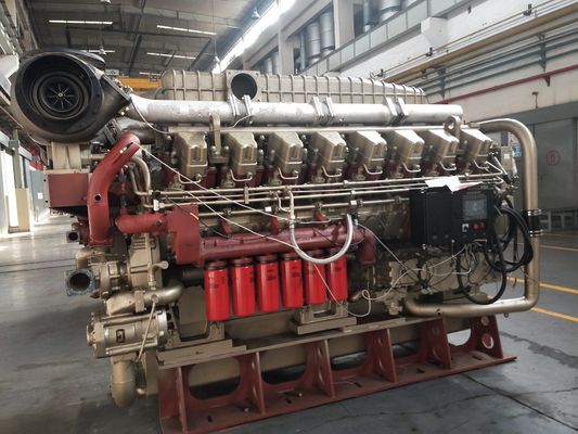 Type de sortie en courant continu 1000kw Jichai H16V190 Générateur de gaz naturel