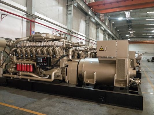 1200kw 1000r/Min H16V190zlz-2 Générateur de biogaz Jichai pour la production d'électricité au biogaz