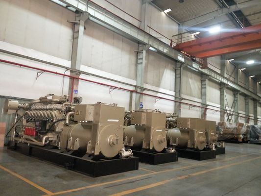 1200kw 1000r/Min H16V190zlz-2 Générateur de biogaz Jichai pour la production d'électricité au biogaz