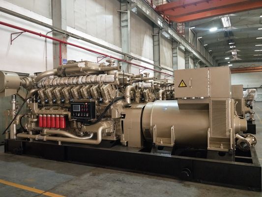 1200kw 1000r/Min H16V190zlz-2 Générateur de biogaz Jichai pour la production d'électricité au biogaz