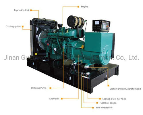 Ensembles de générateurs de gaz naturel de 400 kW avec ISO SGS et conception écologique