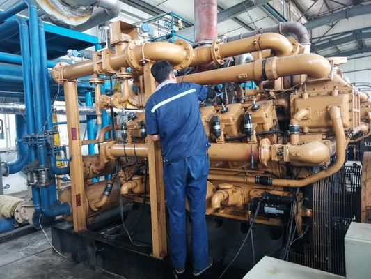 Ensembles de générateurs à gaz de 1 MW avec cylindre en forme de V et type de sortie à trois phases CA