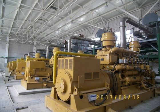Ensembles de générateurs à gaz de 1 MW avec cylindre en forme de V et type de sortie à trois phases CA
