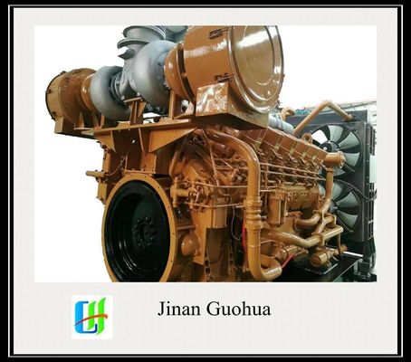 Batterie générateur diesel de 1000 kW moteur diesel de Jinan avec refroidissement à l'eau unités communes