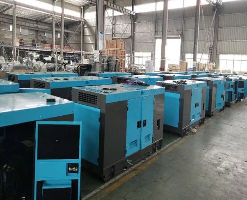 Le moteur électrique démarre 50-100kw Genset diesel silencieux avec moteur chinois et haute vitesse